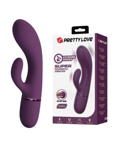 PRETTY LOVE MARGIE VIBRADOR RABBIT RECARGABLE 10 FUNCIONES MORADO