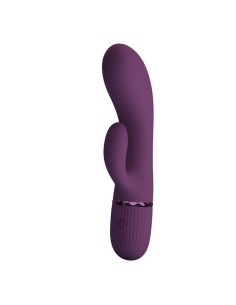 PRETTY LOVE MARGIE VIBRADOR RABBIT RECARGABLE 10 FUNCIONES MORADO 2
