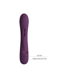 PRETTY LOVE ROCCO VIBRADOR RABBIT RECARGABLE 10 FUNCIONES MORADO 2