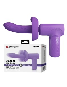 PRETTY LOVE VITO PISTOLA DE MASAJE CON EMPUJE 5 MODOS MORADO