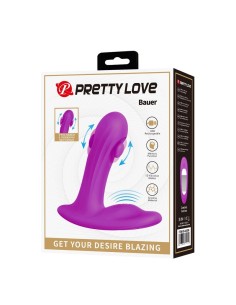 PRETTY LOVE BAUER MASAJEADOR DE PRASTATA 12 MODOS RECARGABLE MORADO 2