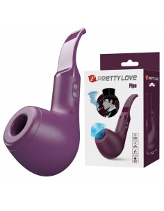 PRETTY LOVE PIPE ESTIMULADOR CON 10 MODOS DE GOLPETEO MORADO 2