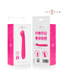 INTENSE PATY VIBRADOR 19 CM FLEXIBLE 10 VIBRACIONES MODELO 2 ROSA