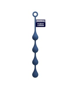 MR PLAY BOLAS ANALES SILICONA AZUL TALLA L 426 CM 2