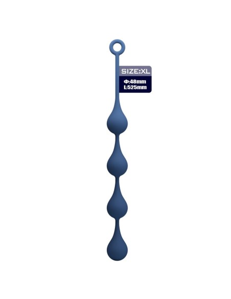 MR PLAY BOLAS ANALES SILICONA AZUL TALLA XL 525 CM