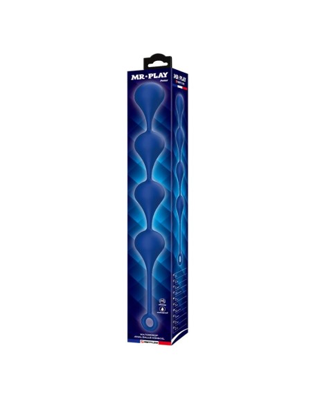 MR PLAY BOLAS ANALES SILICONA AZUL TALLA XL 525 CM