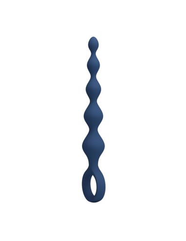 MR PLAY BOLAS ANALES Y PLUG ANAL SILICONA AZUL 204 CM