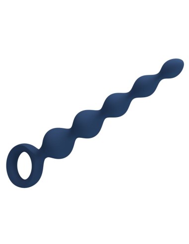 MR PLAY BOLAS ANALES Y PLUG ANAL SILICONA AZUL 204 CM