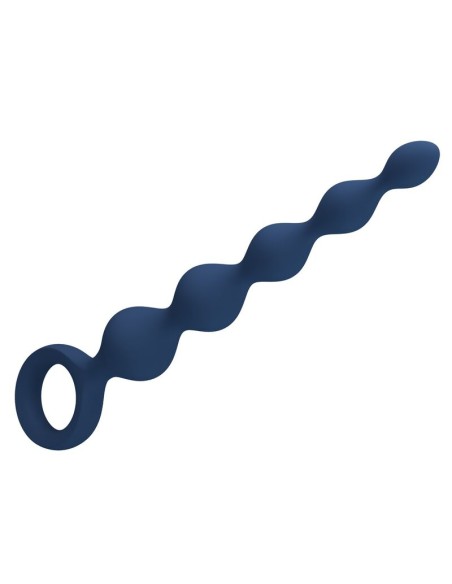 MR PLAY BOLAS ANALES Y PLUG ANAL SILICONA AZUL 204 CM