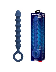 MR PLAY BOLAS ANALES Y PLUG ANAL SILICONA AZUL A 34 CM 285 CM