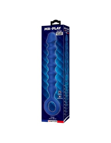 MR PLAY BOLAS ANALES Y PLUG ANAL SILICONA AZUL A 34 CM 285 CM