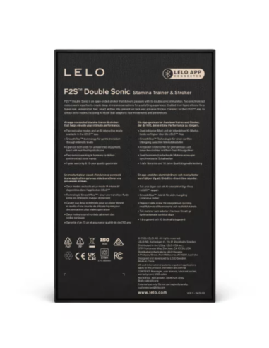 LELO F2S DOUBLE SONIC MASTURBADOR MASCULINO CON DOBLE ESTIMULACIAN SANICA ROJO