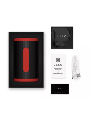 LELO F2S DOUBLE SONIC MASTURBADOR MASCULINO CON DOBLE ESTIMULACIAN SANICA ROJO