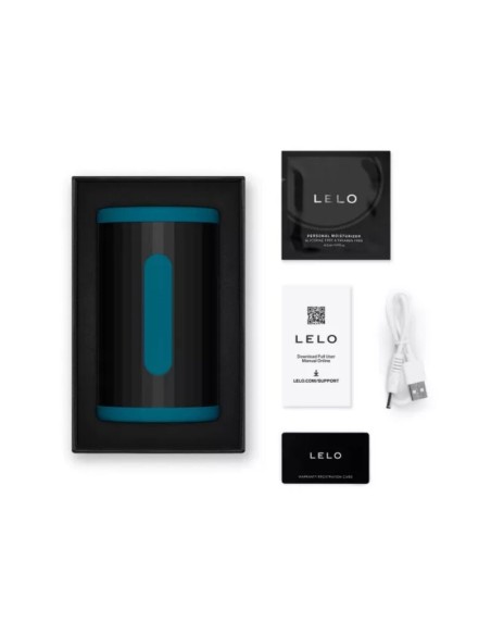 LELO F2S DOUBLE SONIC MASTURBADOR MASCULINO CON DOBLE ESTIMULACIAN SANICA VERDE AZULADO