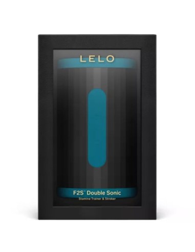 LELO F2S DOUBLE SONIC MASTURBADOR MASCULINO CON DOBLE ESTIMULACIAN SANICA VERDE AZULADO