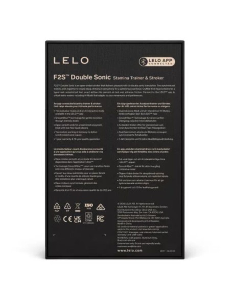 LELO F2S DOUBLE SONIC MASTURBADOR MASCULINO CON DOBLE ESTIMULACIAN SANICA VERDE AZULADO