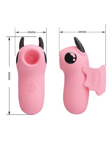 PRETTY LOVE MAGIC DEVIL ESTIMULADOR DE DEDO RECARGABLE ROSA