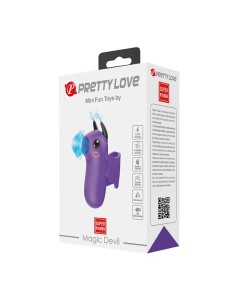 PRETTY LOVE MAGIC DEVIL ESTIMULADOR DE DEDO RECARGABLE MORADO 2
