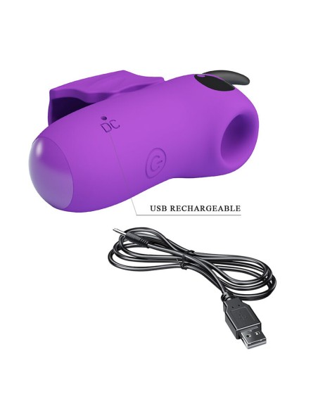 PRETTY LOVE MAGIC DEVIL ESTIMULADOR DE DEDO RECARGABLE MORADO