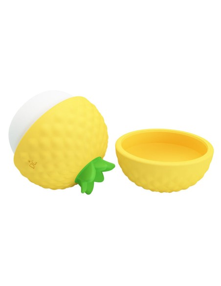 PRETTY LOVE ESTIMULADOR CLITORAL CON SUCCIAN Y GOLPETEOS RECARGABLE AMARILLO