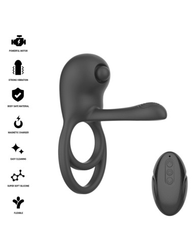 INTENSE SPIKE ANILLO VIBRADOR PARA PENE CON CONTROL REMOTO