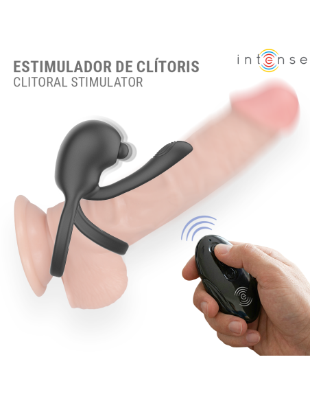 INTENSE SPIKE ANILLO VIBRADOR PARA PENE CON CONTROL REMOTO