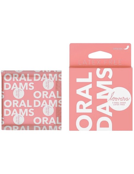 LOOVARA ORAL DAMS BARRERAS ORALES SIN LATEX 3 UDS