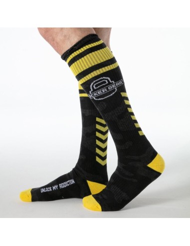 LOCKER GEAR FULL MILITARY KNEE HIGH SOCKS AZUL TALLA ANICA