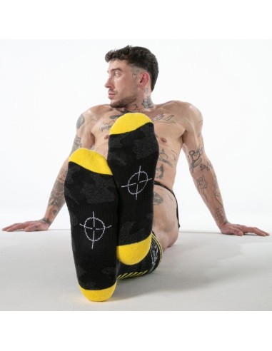 LOCKER GEAR FULL MILITARY KNEE HIGH SOCKS AZUL TALLA ANICA