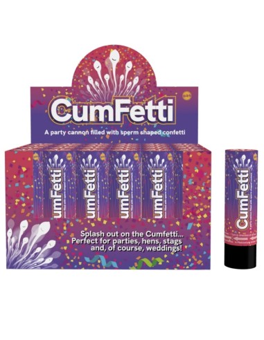 SPENCER FLEETWOOD CAAAN DE CONFETI EN FORMA DE ESPERMATOZOIDES 15 CM 1 UNIDAD