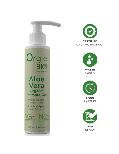 ORGIE BIO ALOE VERA GEL ANTIMO ORGANICO BASE AGUA 100 ML