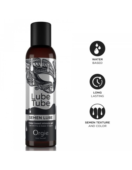 ORGIE LUBE TUBE SEMEN LUBE GEL ANTIMO BASE AGUA TEXTURA SEMEN 150 ML