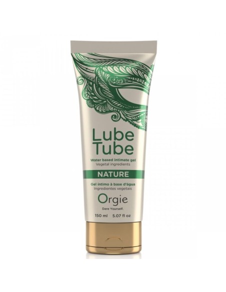 ORGIE LUBE TUBE NATURE GEL ANTIMO BASE AGUA CON INGREDIENTES VEGETALES 150 ML