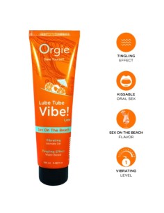 ORGIE LUBE TUBE VIBE SEX ON THE BEACH GEL ANTIMO BESABLE EFECTO HORMIGUEO SUAVE 100 ML