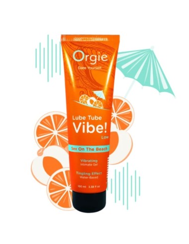 ORGIE LUBE TUBE VIBE SEX ON THE BEACH GEL ANTIMO BESABLE EFECTO HORMIGUEO SUAVE 100 ML