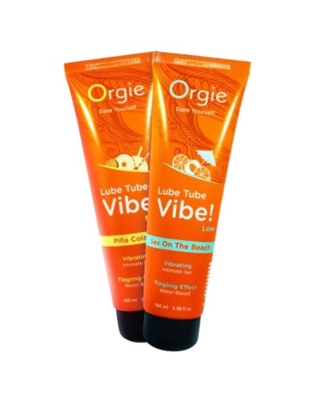 ORGIE LUBE TUBE VIBE SEX ON THE BEACH GEL ANTIMO BESABLE EFECTO HORMIGUEO SUAVE 100 ML