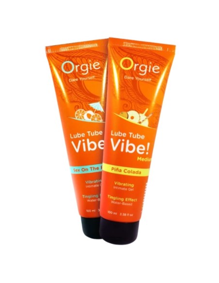 ORGIE LUBE TUBE VIBE PIAA COLADA GEL ANTIMO BESABLE EFECTO HORMIGUEO MEDIO 100 ML