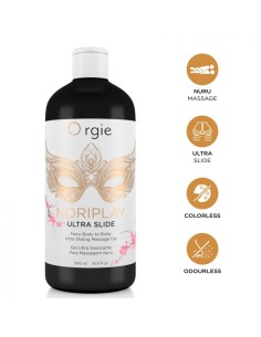 ORGIE NORIPLAY ULTRA SLIDE GEL NURU PARA MASAJE CUERPO A CUERPO 500 ML