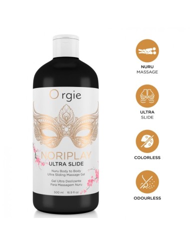 ORGIE NORIPLAY ULTRA SLIDE GEL NURU PARA MASAJE CUERPO A CUERPO 500 ML