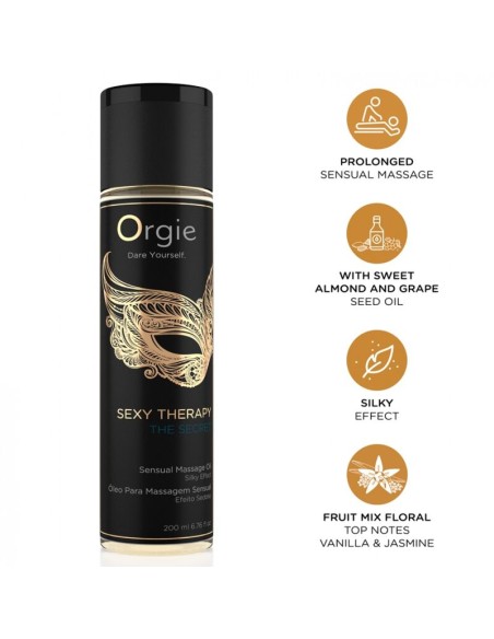 ORGIE SEXY THERAPY THE SECRET ACEITE DE MASAJE 200 ML