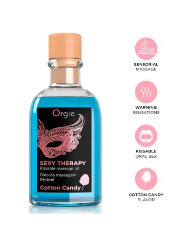 ORGIE SET DE MASAJE BESABLE ALGODAN DE AZACAR 100 ML