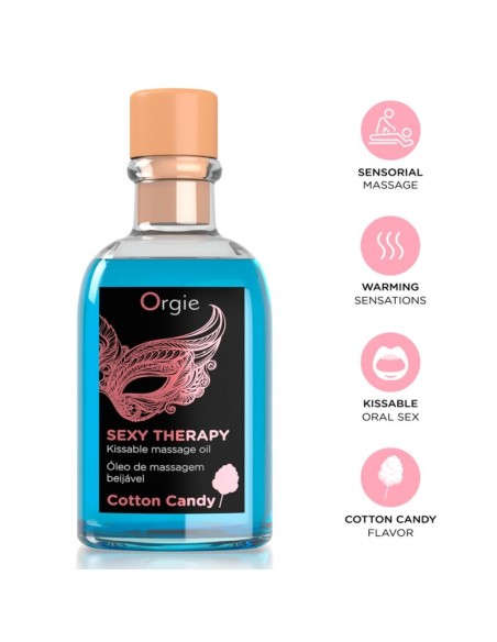 ORGIE SET DE MASAJE BESABLE ALGODAN DE AZACAR 100 ML