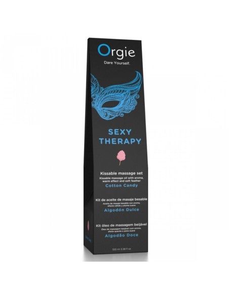ORGIE SET DE MASAJE BESABLE ALGODAN DE AZACAR 100 ML
