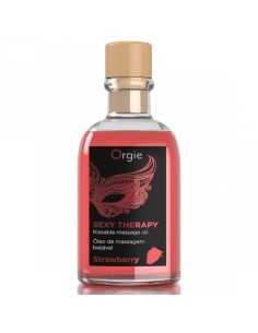 ORGIE LIPS ACEITE DE MASAJE BESABLE FRESA 100 ML 2
