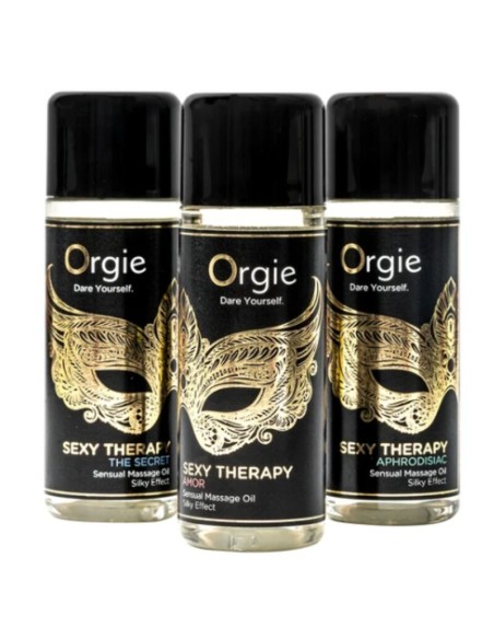 ORGIE SEXY THERAPY SET ACEITES MINIS DE MASAJE 3 X 30 ML