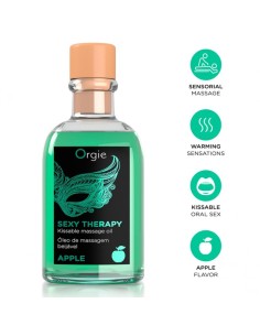ORGIE SET DE MASAJE BESABLE MANZANA 100 ML