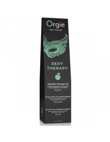 ORGIE SET DE MASAJE BESABLE MANZANA 100 ML