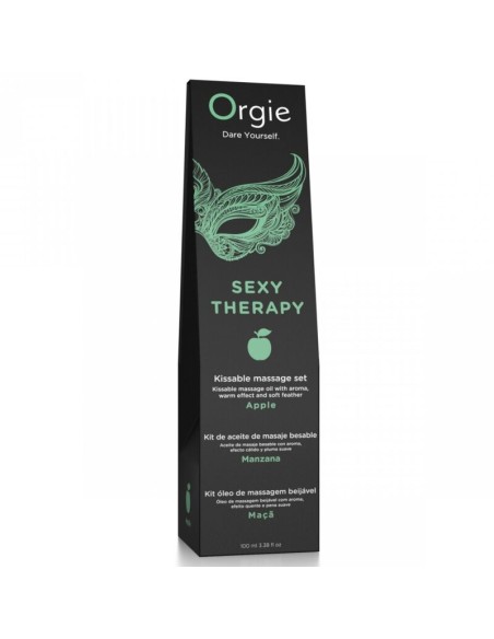 ORGIE SET DE MASAJE BESABLE MANZANA 100 ML