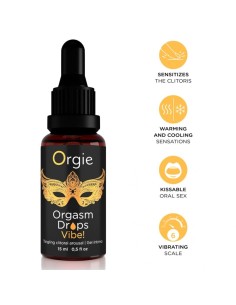 ORGIE ORGASM DROPS VIBE GOTAS ESTIMULANTES EFECTO VIBRANTE PARA CLATORIS 15 ML