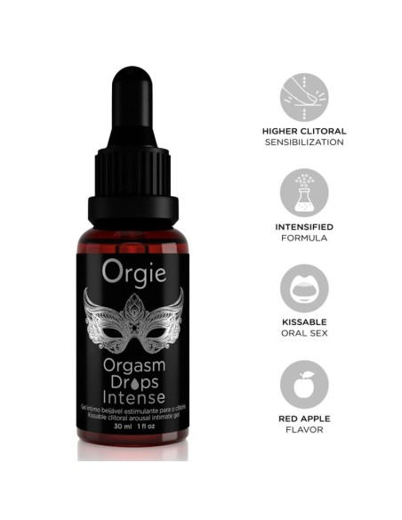 ORGIE ORGASM DROPS INTENSE GOTAS ESTIMULANTES PARA CLATORIS 30 ML